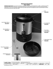 Part Location Diagram of 990119300 Hamilton Beach Pump Tube W/spring
